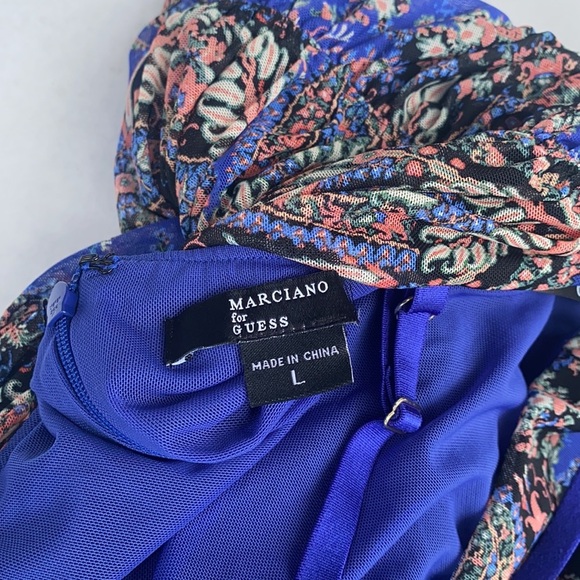 GUESS by Marciano Blue Floral Dress - Picture 8 of 9